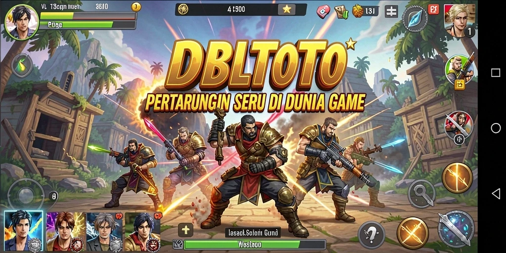Gameplay seru DBLTOTO saat pertarungan intens.