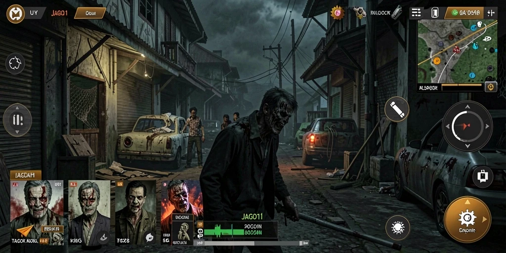 Tampilan gameplay menyeramkan dari JAGO11 yang menguji keberanian Anda.