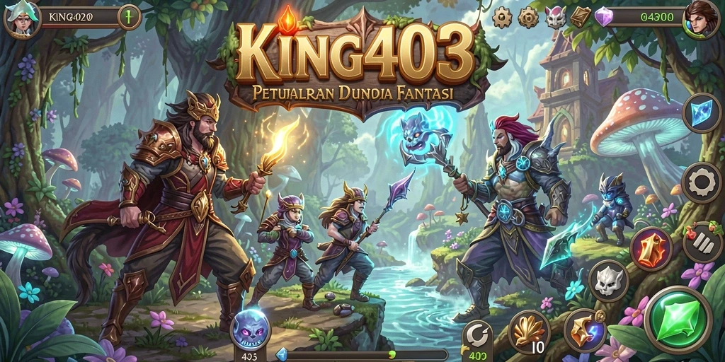Screenshot KING403 menampilkan aksi seru dalam eksplorasi petualangan.