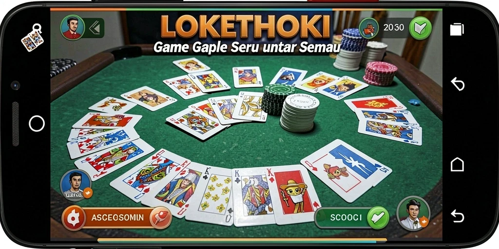 Tampilan gameplay menarik dan interaktif di LOKETHOKI.