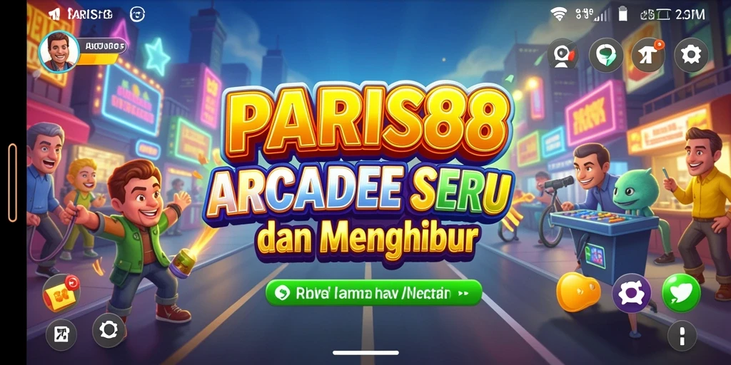 Tampilkan layar permainan PARIS88 dengan aksi seru dan colorful.
