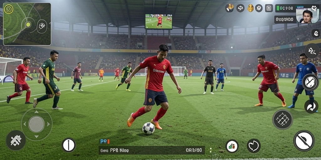 Tampilan gameplay PP88 yang realistis dan mendebarkan di lapangan.