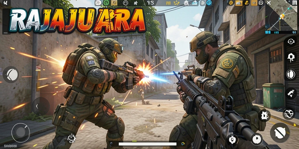 Gameplay intens RAJAJUARA yang menegangkan dan seru.