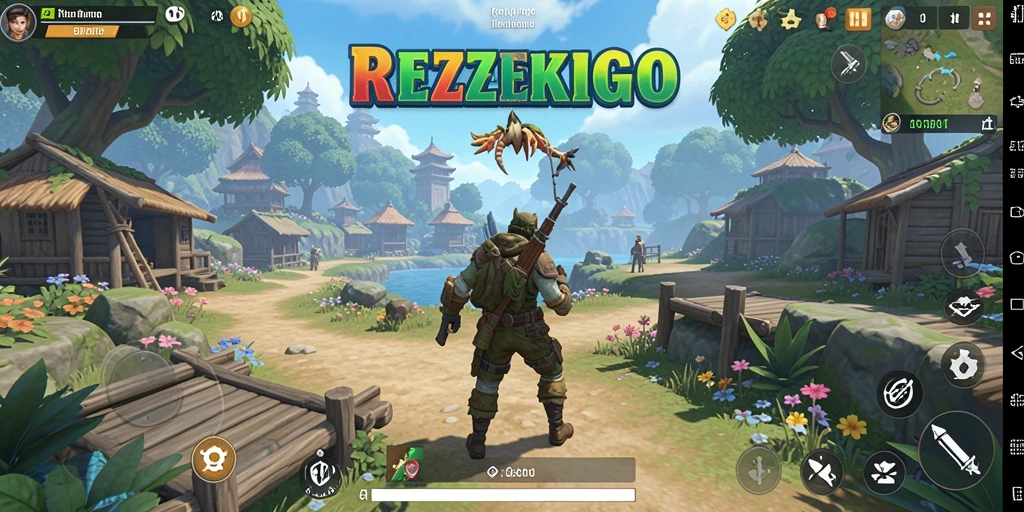 Tampilan gameplay seru dan dunia luas di REZEKIGO.