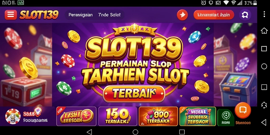 Screenshot utama SLOT138 menampilkan aksi menarik permainan slot.