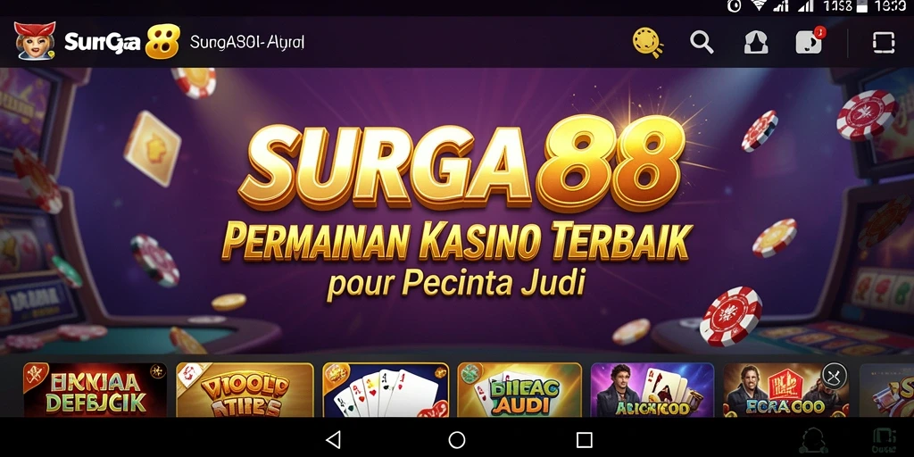 Gameplay SURGA88 yang mendebarkan dengan variasi permainan Kasino.
