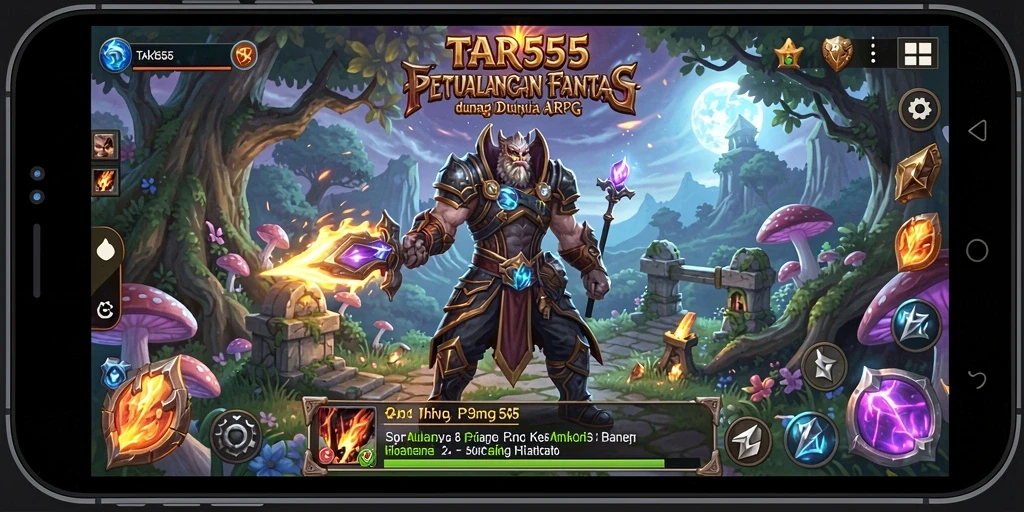 Tampilan gameplay menampilkan aksi seru dalam dunia ARPG yang luas.