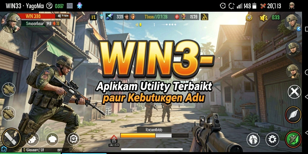 Tampilan antarmuka WIN33 yang menarik dan intuitif.